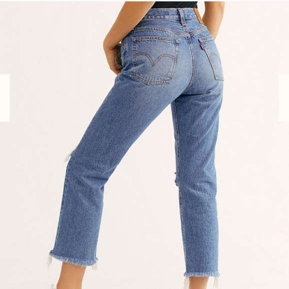 Levi's Wedgie Fit High Rise Straight Jeans size 28 - Picture 10 of 11